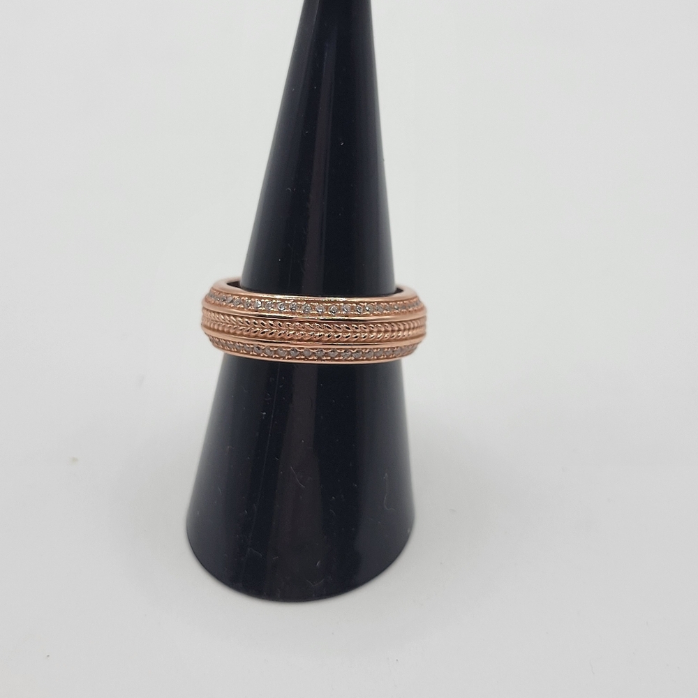 Sam and co rose gold vermil sterling silver ring